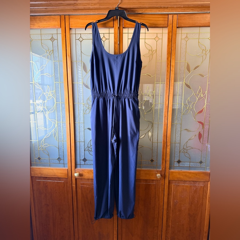 Navy Blue Women's Jumpsuit Size Medium